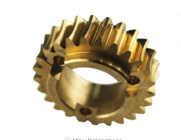 Buy cheap 0.05mm OEM Precision Mould Parts Brass Double Spur Gear from wholesalers