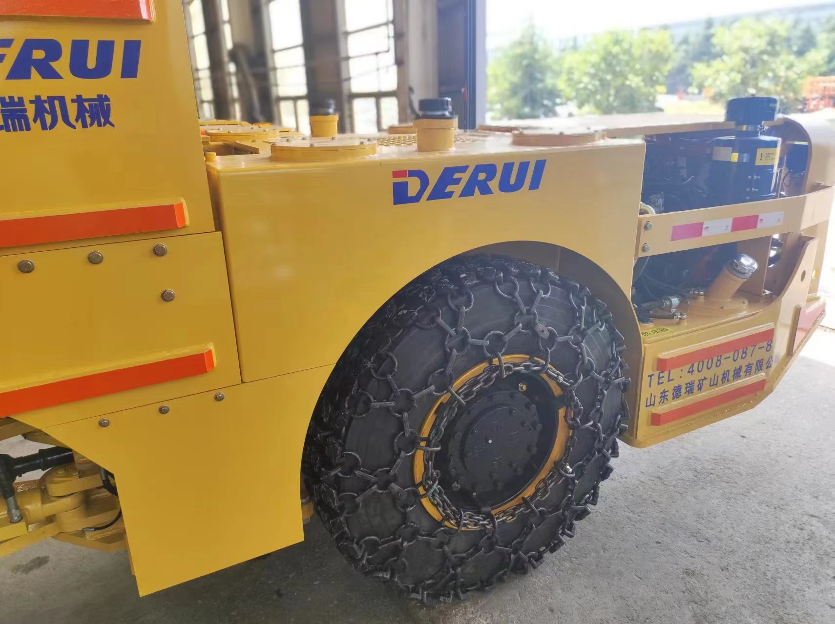 New Hydrostatic Transmission DERUI DRWJ-1 Underground Utility Vehicle Mining Loaders