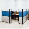 Buy cheap Blue Single Cubicle Office Workstation Desks 30mm With Divided Boards from wholesalers