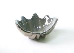 8.5cm Handmade Lead Free Glass Bowls Solid Gray Chopsticks Holder