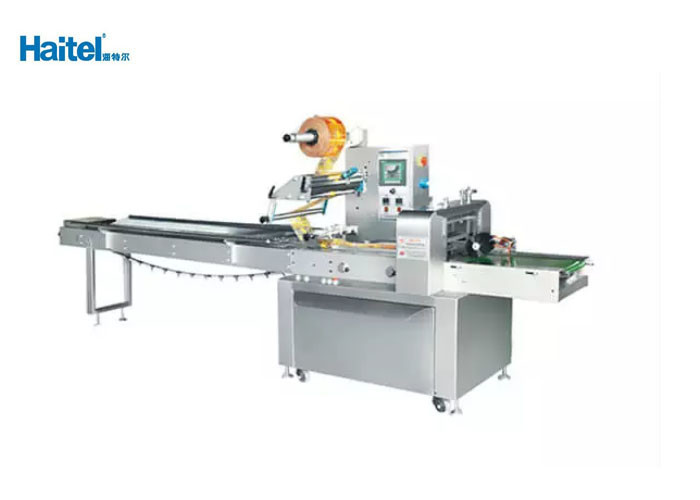 Chocolate Puff Rice Bar Horizontal Flow Pack Machine 200bag/Min