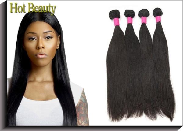 Buy cheap 8 - 30 Inch Non - Remy Virgin Human Hair Extensions Indian Straight from wholesalers
