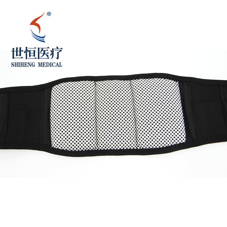 Self heating waist support belt with magnetic S M L size widely used