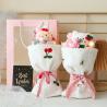 Buy cheap Doll Bouquet Cute Plush Bunny Doll Bouquet Christmas Holiday Gift Finished Fabric Bouquet from wholesalers