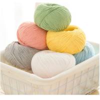 Buy cheap Durable Crochet Twisted Cotton Yarn Anti Bacteria Multipurpose product