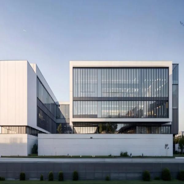 Buy cheap Prefabricated Metal Storage Buildings Multi Floor Modern Office Steel Building from wholesalers