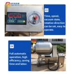 Industrial Chicken Meat Fish Vacuum Tumbler with 0.75KW Pump Power