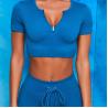 Buy cheap XXXL Polyester Spandex Gym Sports Bra Front Zip Sports Bra Plus Size from wholesalers