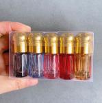 Clear Roller Glass Cosmetic Containers 6ml 3ml Octagonal Glass Bottle