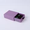 Buy cheap Wholesale manufacturing Eco Friendly high quality gift Jewellery Box Personalized Custom Ring Necklace Earring Bracelet Packaging Purple Cardboard from wholesalers