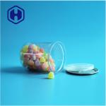 Transparent Airtight PET Easy Open Cans Plastic / PET Food Can For Leak Proof