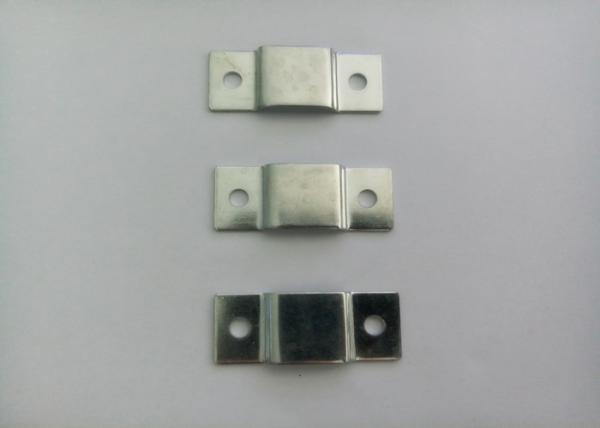 Buy cheap Two Holes Furniture Fixing Brackets White Zinc Finished For Sofa Connecter from wholesalers