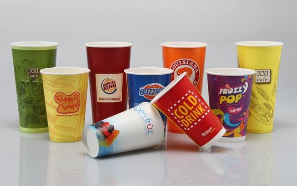 Buy cheap Restaurants 8 Oz Cold Drink Cups Panton Color Environmetal Protection from wholesalers