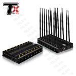 High Quality Desktop 16 Band Cell Phone 2G 3G 4G GPS VHF UHF Lojack 5G Jammer