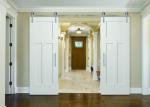 Sound Proof Classic Double Interior Sliding Barn Doors For Homes CE Approved