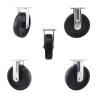Buy cheap WBD Supply Direction Large Wheel 8" PP Rigid Heavy Duty Casters Bottom Plate from wholesalers