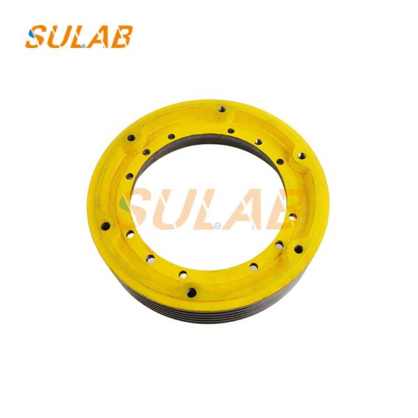 Buy cheap SULAB Cast Iron Elevator Wheel Rollers Main Traction Sheave In Elevator from wholesalers