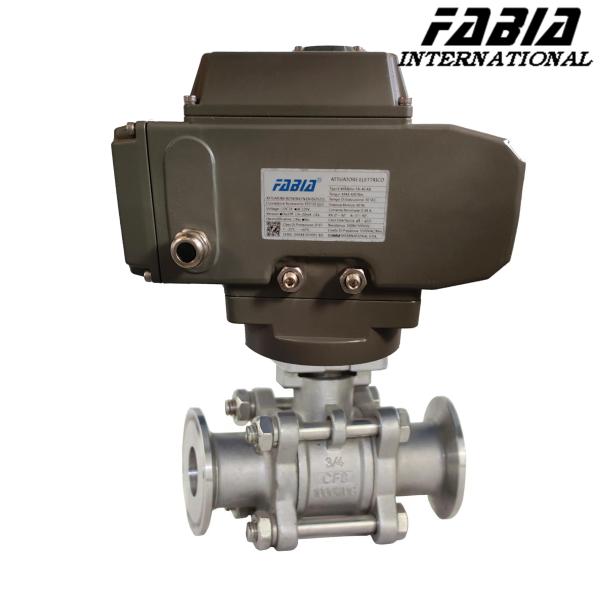 Buy cheap Electric High Pressure Ball Valve Stainless Steel Clamp Industrial Ball Valve from wholesalers