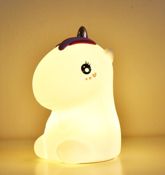 Buy cheap 1200mA Bedroom LED Night Light , Silicone DC5V Unicorn Room Light from wholesalers