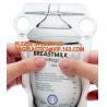 Buy cheap wholesale food pouch zipper bpa free plastic standing up breast baby milk storage bags,200ml double zipper breast milk b from wholesalers