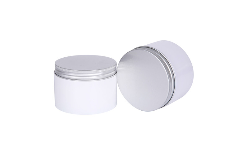300g Customized Color And Logo BPA-Free Leakproof Aluminum Lid Body Cream jar UKC27