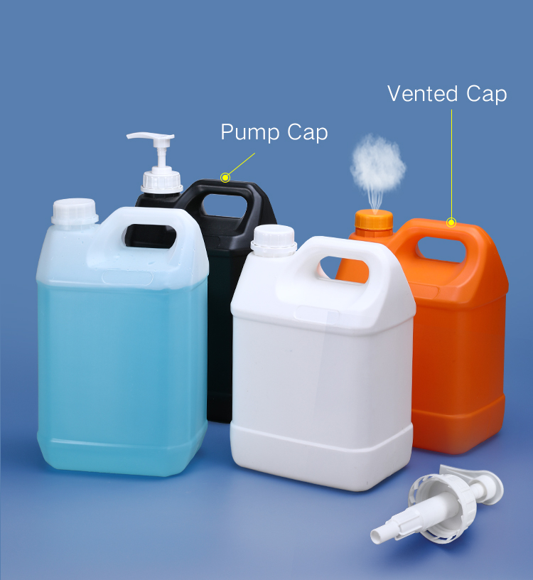 1L HDPE Plastic Barrel Jerry Can for Dish Detergent Oil Storage Chemical Resistant