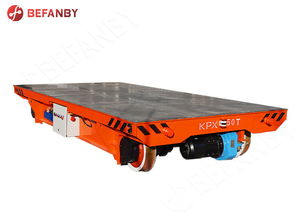 150T Factory Rail Handing Battery Transfer Cart Pipe