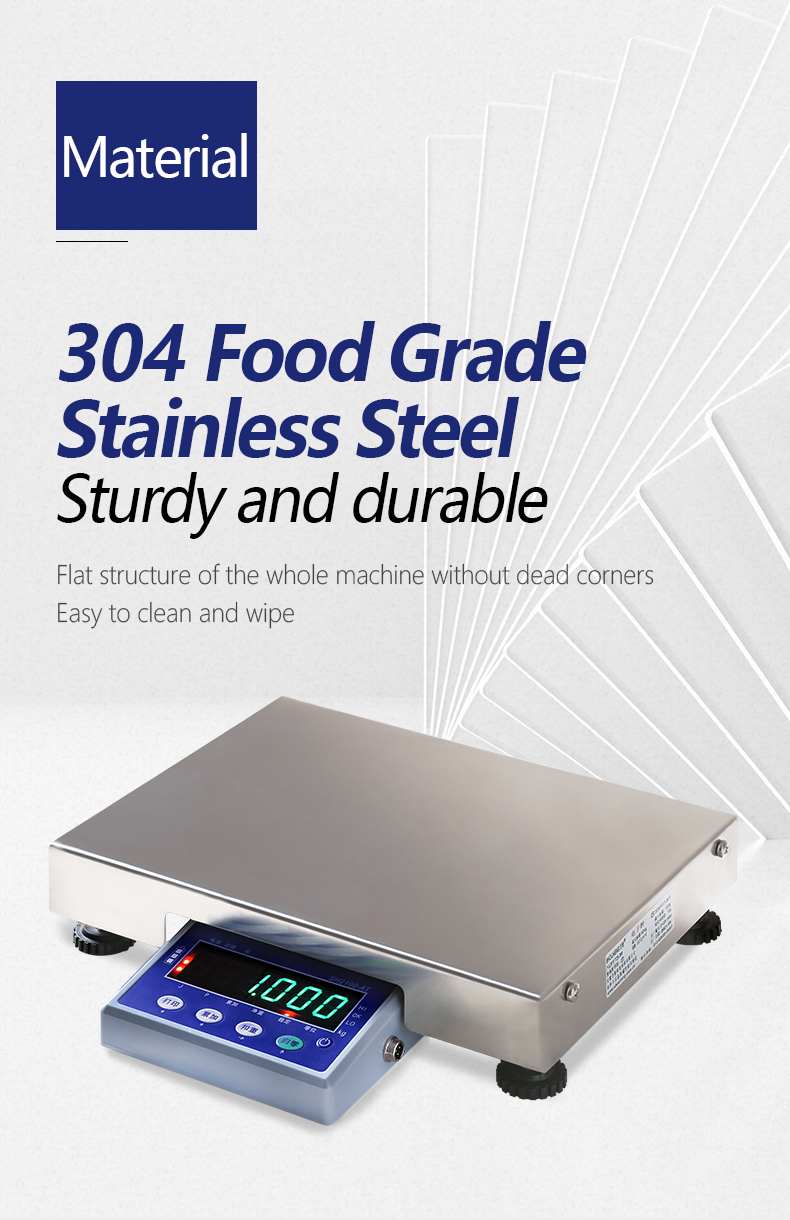 Customized Support SOHE 15KG Waterproof Digital Table Scale with and Lithium Battery