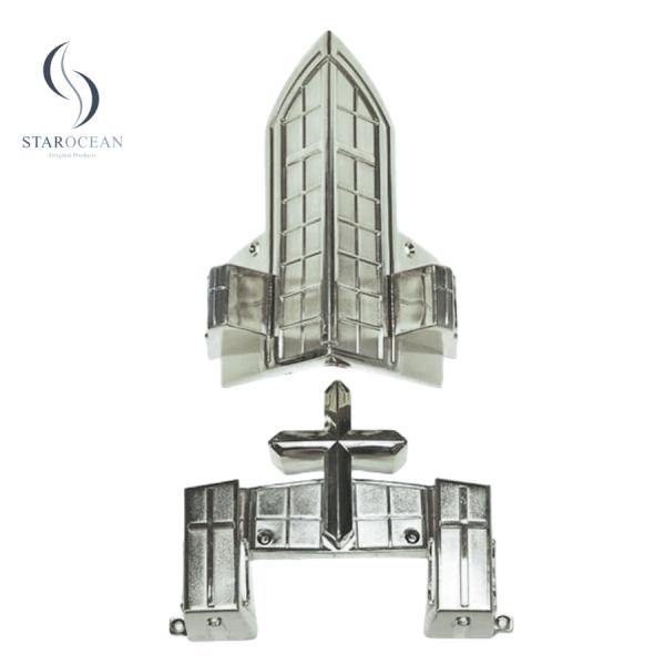 Buy cheap Customized Silver ABS Material High Quality Coffin Corner Complete Set Wholesale 15#S from wholesalers