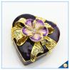 Buy cheap Shinny Gifts Enamel Heart Shaped Metal Trinket Box For Wedding Gifts SCJ388-2 from wholesalers