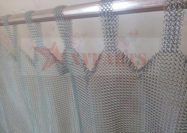 Buy cheap Stainless Steel Ready To Hang Chainmail Curtain 0.8x7mm For Architecture Decoration from wholesalers