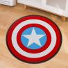 Buy cheap Living Room Carpet T4 Polyester Fiber Computer Chair Floor Mat 80cm 60cm Circular Area Rugs from wholesalers
