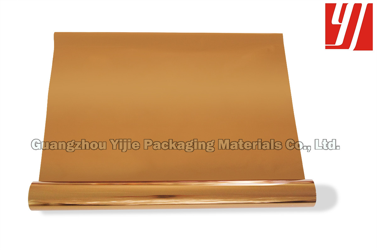 Copper Holographic Hot Stamping Foil For Paper Plastic Textile Leather PP PE PVC Labels