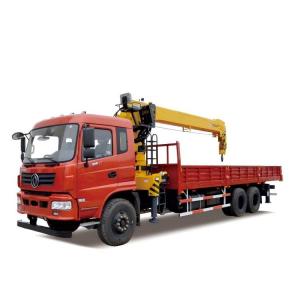 Wholesale Loading 16 Ton Telescopic Boom Truck Mounted Crane 5 Section Boom Crane Truck  Cranes Lorry Crane from china suppliers