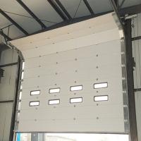Buy cheap External 0.5m/S Steel Sandwich Overhead Industrial Garage Roller Doors product