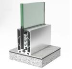 6063-T5 Aluminum U Channel For Glass Railings