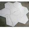 Buy cheap White Hexagon Ceramic Floor Tile High Wear Resistant For Commercial Building from wholesalers