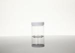 Buy cheap 100ml Clear Empty Refillable Round Plastic Jar With Lids And Labels BPA Free from wholesalers