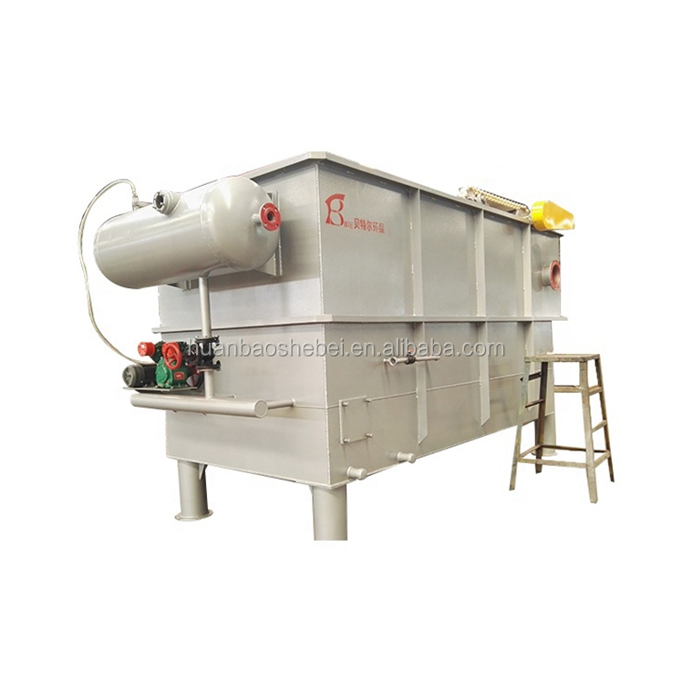 Advanced Dissolved Air Flotation Machine for Suspended Solids 3000L/Hour Productivity