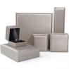 Buy cheap Tasteful Sleek Brushed Grain PU Leather Jewelry Packaging Box Case with LED Light from wholesalers