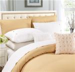 Sateen Stripe Solid Color 1800 Series Egyptian Cotton 4pcs Sheet Set