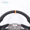 Buy cheap Custom Carbon Fiber Leather CT5 Cadillac Steering Wheel Sports Car Yellow Stripe from wholesalers