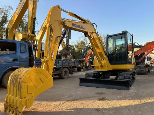 Buy cheap Komatsu PC56-7 Used Mini Excavator 5 Tons Komatsu Excavator In Good Condition from wholesalers