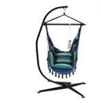 Customized Color Hanging Rope Patio Garden Swing Chair Hammock for Outdoor