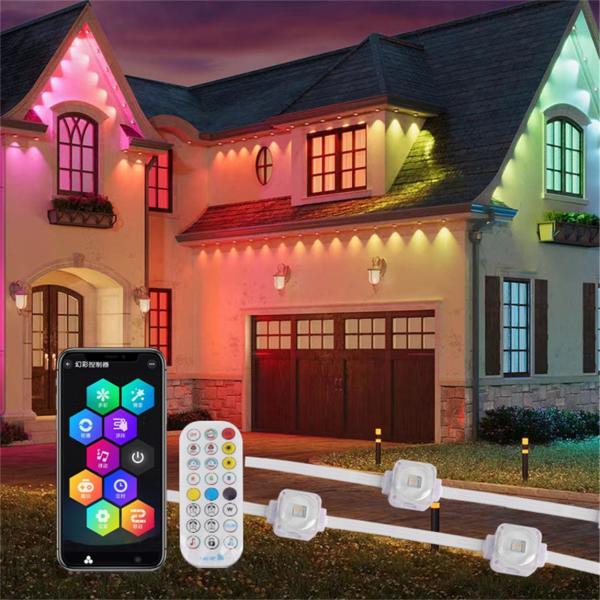 Buy cheap 24V RGBW 1.5W LED Eaves Lights Waterproof IP67 for Outdoor Building Decoration from wholesalers