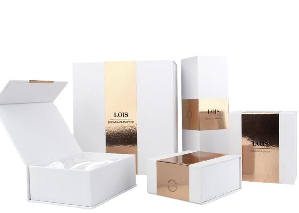 Buy cheap Hot Stamp Foil Luxury Cosmetic Box Pantone Color Eco Paper Cardboard Box from wholesalers