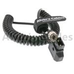 Sound Devices ZAXCOM Power Coiled Twist Cable D-Tap to 4PIN Hirose Male