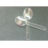 Buy cheap length 76mm Ice cream scoop small plastic spoon transparent colour from wholesalers