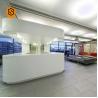Buy cheap 5m Solid Surface Reception Desk Airport Front Desk Fire Resistant from wholesalers