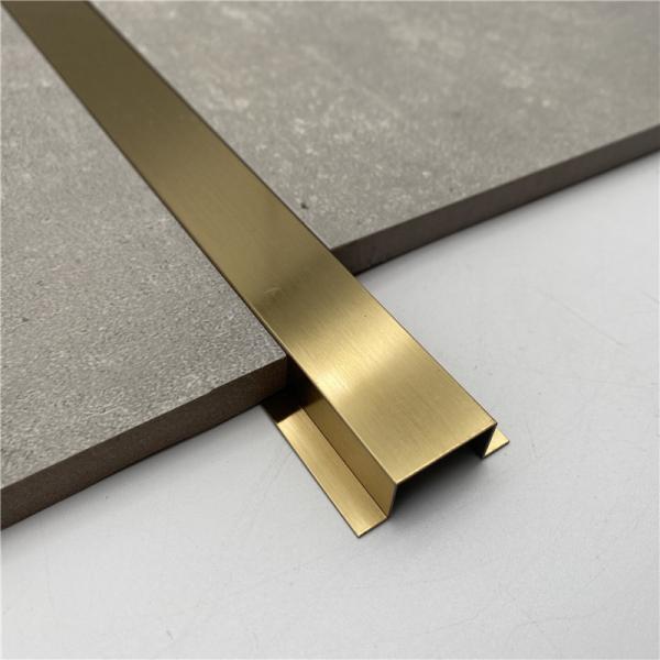 Buy cheap Decorative Stainless Steel Profiles Tile Trim Metal Copper Ceiling Decorative Flat Line Strip from wholesalers